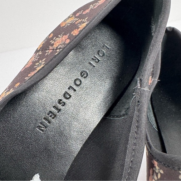 Lori Goldstein Collection Sasi Stretch Knit Slip On Flat, Black Floral Size 8.5 - Picture 5 of 7